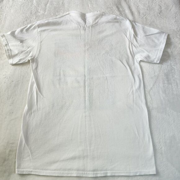 Ghost Face White Tshirt With Halloween Graphic Size Medium - Picture 4 of 4